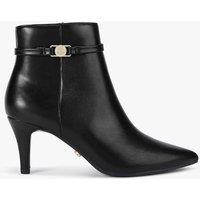 Carvela Leather Stiletto Heel Pointed Ankle Boots Black