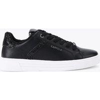 Carvela Lace Up Sparkle Crystal Cupsole Trainers Black