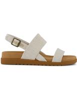 Strappy Footbed Slingback Sandals