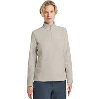 Jack Wolfskin Taunus Half Zip Funnel Neck Fleece Ivory