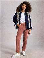 Cord Tapered Ankle Grazer Trousers