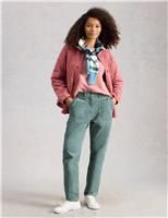 Cord Tapered Ankle Grazer Trousers