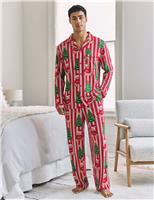 Bear Print Family Christmas Pyjama Set