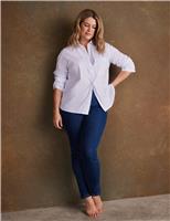 Live Unlimited London Cotton Rich Poplin Shirt White