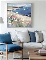 On the Breeze Square Framed Canvas