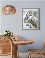 Gallery Home On the Headland Framed Canvas Grey Mix