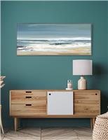 Along the Coastline Framed Canvas