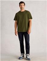 Pure Cotton Crew Neck T-Shirt