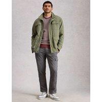White Stuff Loose Fit Pure Cotton Cargo Trousers Black
