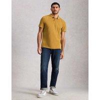 White Stuff Pure Cotton Polo Shirt Tan