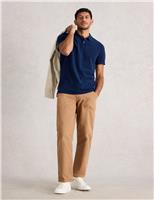 White Stuff Pure Cotton Polo Shirt Tan