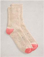 Thermal Cotton Rich Ribbed Patterned Socks