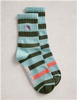 Cotton Rich Dragonfly Ankle High Socks