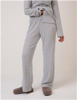 Cosy Ribbed Wide Leg Lounge Pants