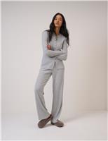 Ribbed Crew Neck Longline Cardigan