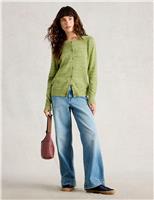 Pure Cotton Round Neck Cardigan