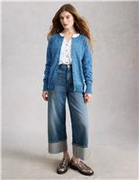 Pure Cotton Round Neck Cardigan