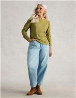 Pure Cotton Crew Neck Textured T-Shirt