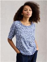 Pure Cotton Jersey Printed Top