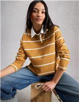 Pure Cotton Striped Rugby Top