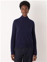 Pure Wool Funnel Neck Jumper