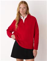 Pure Wool Collared Jumper