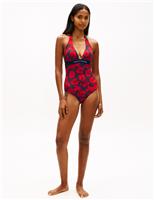 Original Floral Halterneck Swimsuit