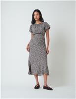 Floral Midi Skater Dress