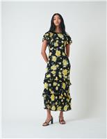 Floral Midaxi Tea Dress