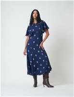 Floral Midi Tea Dress