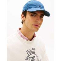 Tommy Hilfiger Flag Pure Cotton Baseball Cap Dark Navy