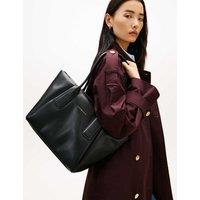 Tommy Hilfiger Essential Faux Leather Tote Bag Black