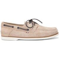Tommy Hilfiger Leather Boat Shoes Taupe