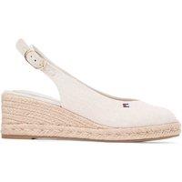 Tommy Hilfiger Wedge Slingback Shoes White