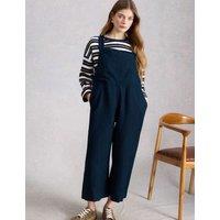 White Stuff Pure Linen Jumpsuit Navy