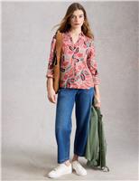 Pure Cotton Jersey Floral Shirt