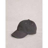 White Stuff Pure Cotton Baseball Cap Grey