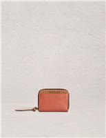 Leather Zip Around Purse