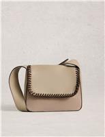 Leather Stitch Detail Satchel