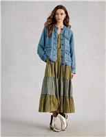 Pure Lyocell Collarless Utility Jacket