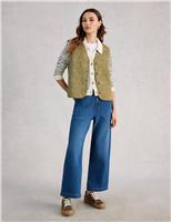 Pure Cotton Embroidered Gilet