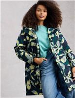 Floral Hooded Rain Jacket