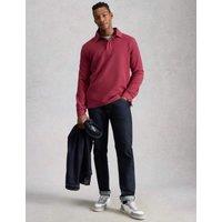 White Stuff Pure Cotton Collar Sweatshirt Purple