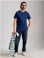 Pure Cotton Henley Top