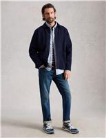 White Stuff Pure Cotton Workwear Jacket Navy