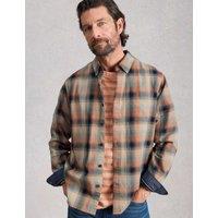 White Stuff Regular Fit Pure Cotton Checked Shirt Blue Mix
