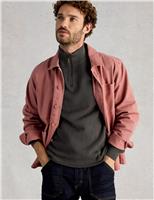 Pure Cotton Funnel Neck Jumper