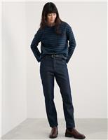 Pure Cotton Floral Funnel Neck Top