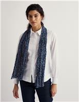 Pure Cotton Floral Scarf