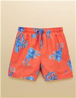 Octopus Print Swim Shorts (1-10 Yrs)